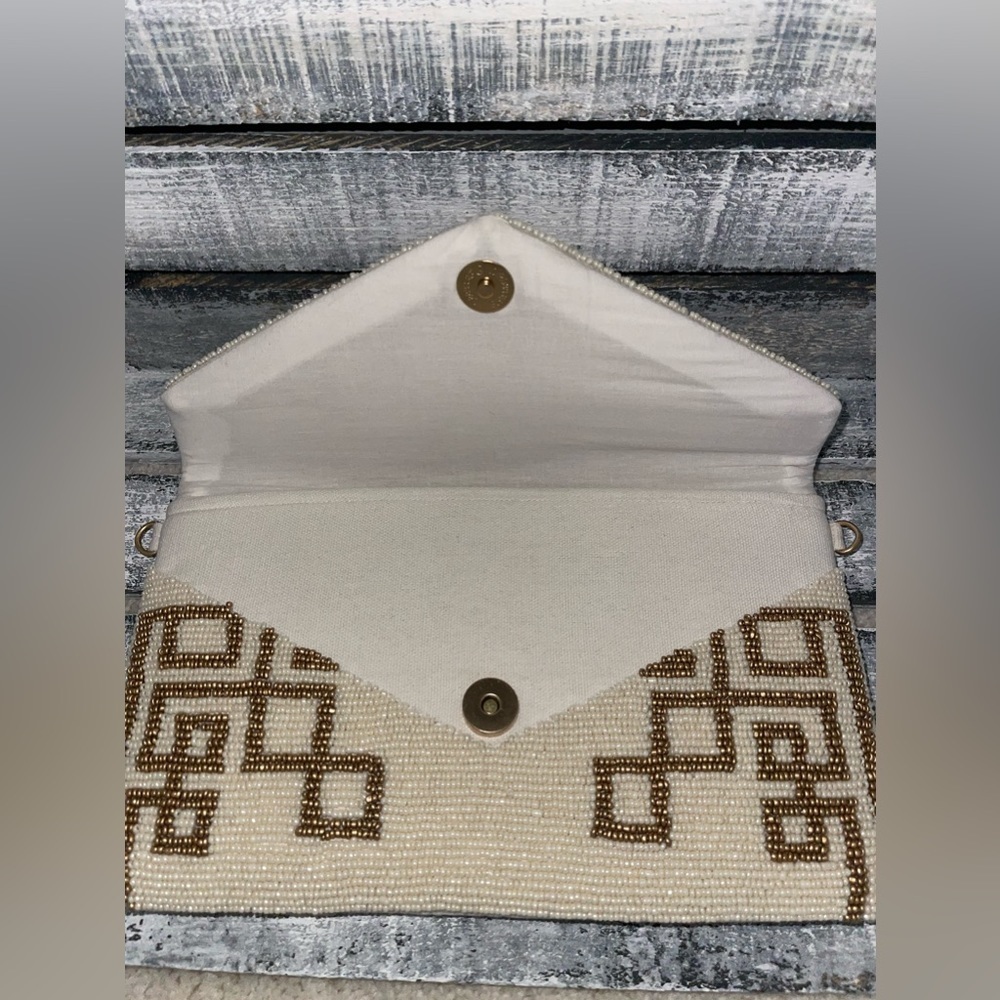 Beaded Crossbody or Clutch - Picture 2 of 2